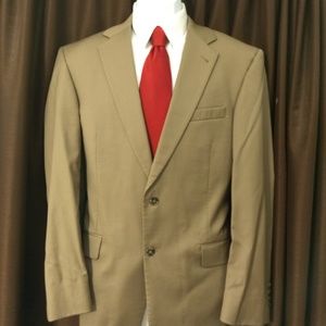 41 long JOS a Bank British tan suit